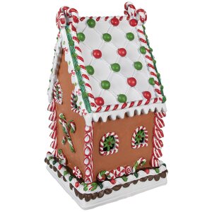 Clayre & Eef 6PR4252 Dekorácia Domček 20x20x37 cm