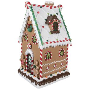 Clayre & Eef 6PR4253 Dekorácia Domček 28x28x51 cm