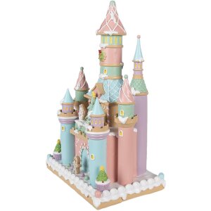 Clayre & Eef 6PR4262 Dekorácia Zámok 27x18x42 cm