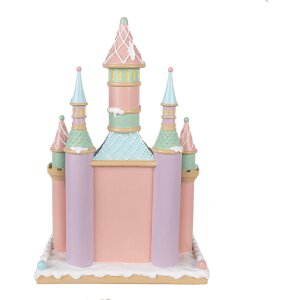 Clayre & Eef 6PR4262 Dekorácia Zámok 27x18x42 cm