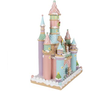 Clayre & Eef 6PR4262 Dekorácia Zámok 27x18x42 cm