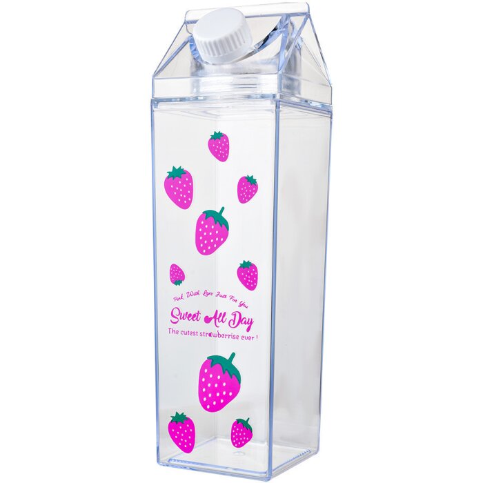 Clayre & Eef 65704 Fľaša na pitie 750 ml 7x7x23 cm