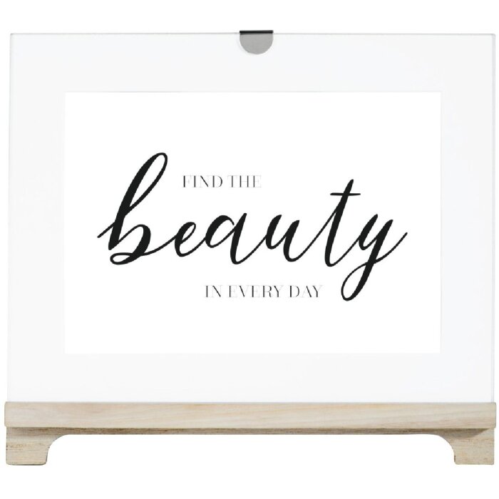 Hama rám na portrét Beauty 13 x 18 cm drevo MDF reflexné sklo transparentné-biele