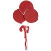 Clayre & Eef 65854 Dekorácia Lollipop 15x1x30 cm červená biela plastová