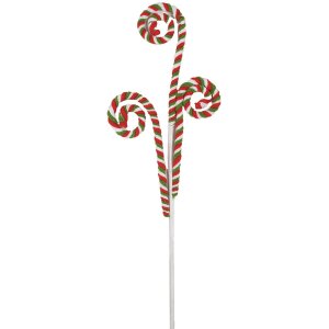 Clayre & Eef 65857 Dekorácia Candy Cane 68 cm...