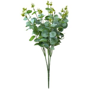 Clayre & Eef 6PL0256 Dekoratívna vetva zelená plastová 12x8x50 cm