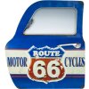 ZEP kovová dekorácia retro dizajn dverí auta Route 66 41x47x5 cm vintage vzhľad