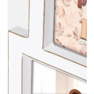 ZEP Drevený fotorámček Kepler 2Q 2 fotografie 10x15 cm biely