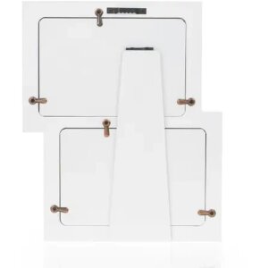 ZEP Drevený fotorámček Kepler 2Q 2 fotografie 10x15 cm biely