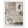 ZEP Drevený rám Aosta White 13x18 cm Lesklý povrch 1,4 cm profil lišty