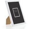 ZEP Drevený rám Aosta White 13x18 cm Lesklý povrch 1,4 cm profil lišty