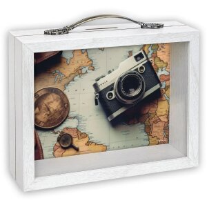 ZEP drevená sklenená pokladnička Patrick...