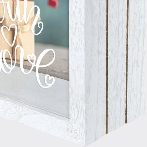 ZEP Drevená sklenená pokladnička Andy White...