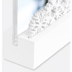ZEP ZT648W Dobbiaco Horizontálny obrazový rám 10x15 cm Akrylové drevo Biela