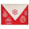 ZEP ZZY35 Neve vankúš na rám obrazu červeno-béžový 10x15 cm