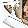 ZEP Vianočný fotorámček Julia wood 10x15 cm slávnostný dizajn sobie sane