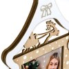 ZEP Vianočný fotorámček Julia wood 10x15 cm slávnostný dizajn sobie sane