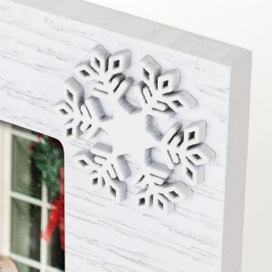 ZEP ZT8446 Drevený rám na obrazy Bormio 10x15 cm bielo modrý