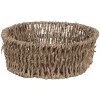 Clayre & Eef 65710 Súprava košov 3-dielna 27x22x8 24x18x7 21x16x6 cm morská tráva hnedá