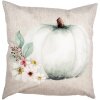 Clayre & Eef CSP22 Obliečka na vankúš béžová sivá 45x45 cm Polyester Country Style
