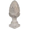 Clayre & Eef 6TE0545L Dekorácia Pinecone Stone Grey Ø 17x39 cm