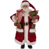 Clayre & Eef 65594 Vianočná dekorácia Father Christmas červená biela 16x10x27 cm