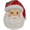 Clayre & Eef 6CE1847 Úložný plech Father Christmas White Red 19x18x22 cm