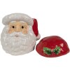 Clayre & Eef 6CE1847 Úložný plech Father Christmas White Red 19x18x22 cm