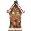 Clayre & Eef 6PR4251 Perníková dekorácia Hnedá biela 18x14x31 cm