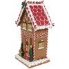 Clayre & Eef 6PR4251 Perníková dekorácia Hnedá biela 18x14x31 cm