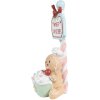 Clayre & Eef 6PR4269 Dekorácia Perníkový mužík béžovo zelená 13x10x25 cm
