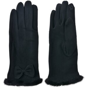 Juleeze JZGL0089Z Rukavice čierne 9x23x1cm s...