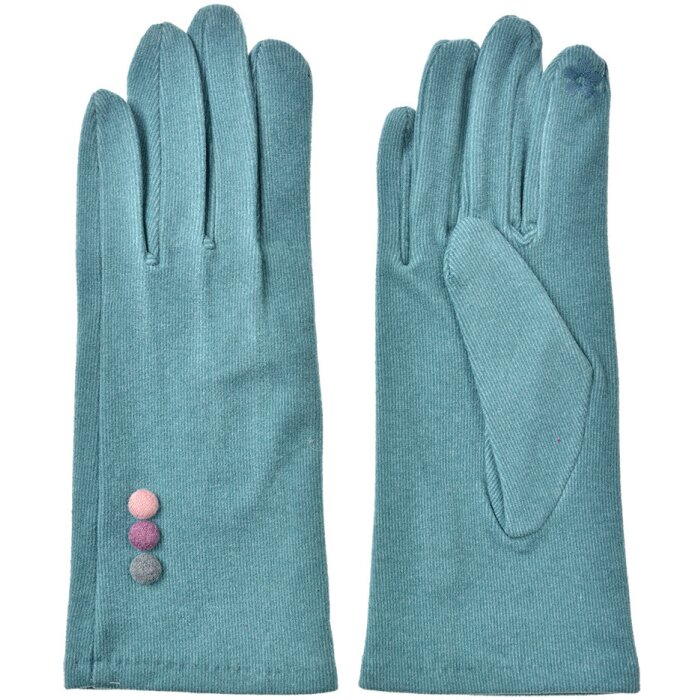 Juleeze JZGL0099 Rukavice zimné zelené 9x23x1 cm polyester