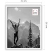 Plastový fotorámik Haes Deco EF12W Easy Frame White 20x25 cm