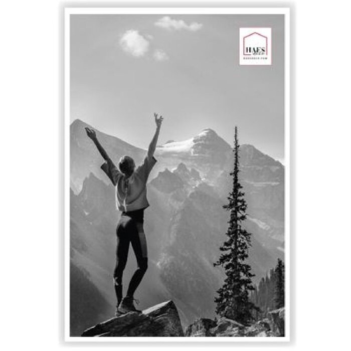 Plastový fotorámik Haes Deco EF9W Easy Frame White 40x60 cm umelecké sklo