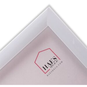 Plastový fotorámik Haes Deco EF9W Easy Frame White 40x60 cm umelecké sklo