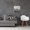 Haes Deco EF18W Plastový fotorámik biely 50x50 cm s umeleckým sklom