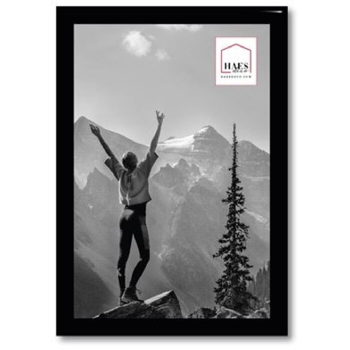 Plastový fotorámik Haes Deco EF1B Easy Frame Black 10x15 cm