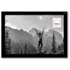 Plastový fotorámik Haes Deco EF1B Easy Frame Black 10x15 cm
