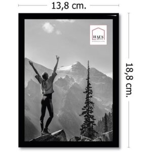 Plastový fotorámik Haes Deco EF2B Easy Frame Black 13x18 cm