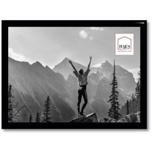 Plastový fotorámik Haes Deco EF2B Easy Frame Black 13x18 cm
