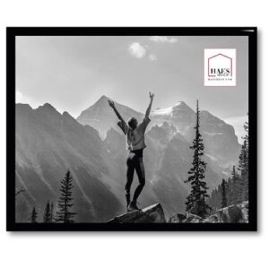 Plastový fotorámik Haes Deco EF12B Easy Frame Black 20x25 cm