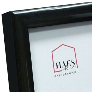 Plastový fotorámik Haes Deco EF12B Easy Frame Black 20x25 cm
