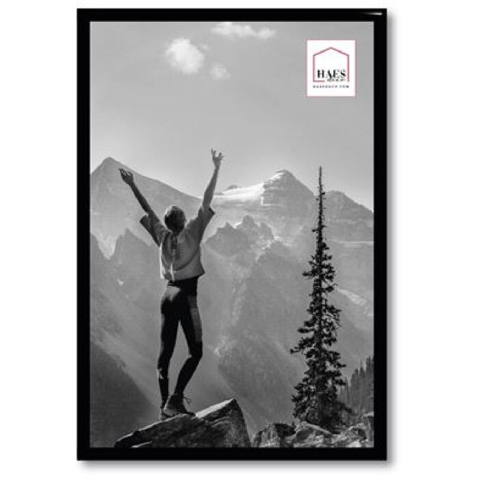 Plastový fotorámik Haes Deco EF4B Easy Frame Black 20x30 cm