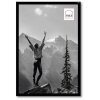 Plastový fotorámik Haes Deco EF4B Easy Frame Black 20x30 cm