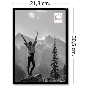 Haes Deco EF11B Easy Frame Plastový fotorámik čierny A4 21x29,7 cm