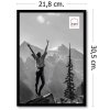 Haes Deco EF11B Easy Frame Plastový fotorámik čierny A4 21x29,7 cm