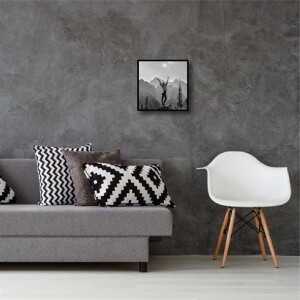 Plastový fotorámik Haes Deco EF13B Easy Frame Black 30x30 cm