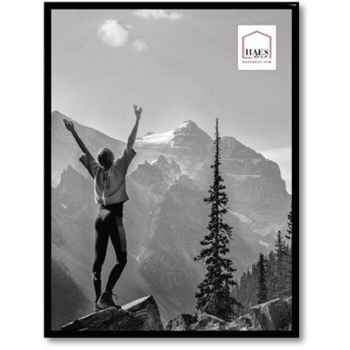 Plastový fotorámik Haes Deco EF5B Easy Frame Black 30x40 cm