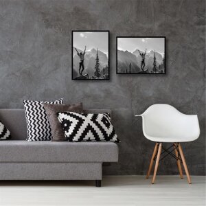 Plastový fotorámik Haes Deco EF5B Easy Frame Black 30x40 cm